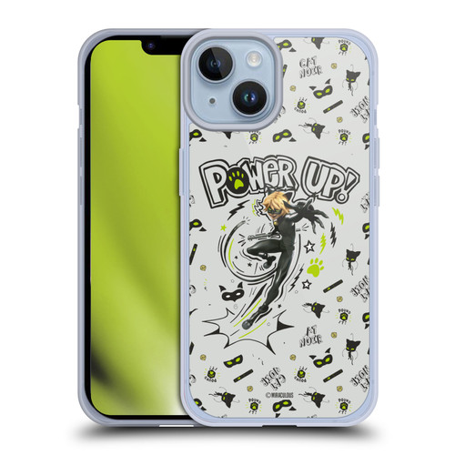 Miraculous Ladybug Character Art And Patterns Cat Noir Soft Gel Case for Apple iPhone 14