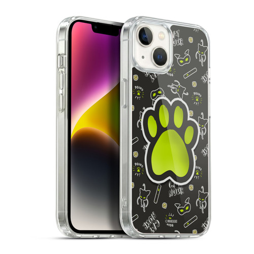 Miraculous Ladybug Character Art And Patterns Cat Noir In Black Soft Gel Case for Apple iPhone 14 Plus & MagSafe