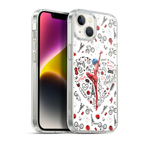 Miraculous Ladybug Character Art And Patterns Ladybug Soft Gel Case for Apple iPhone 14 Plus & MagSafe