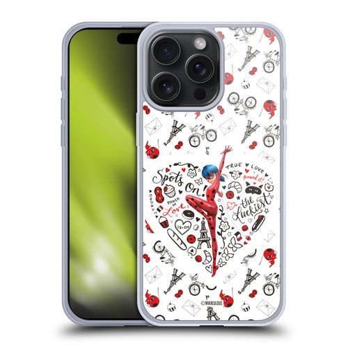Miraculous Ladybug Character Art And Patterns Ladybug Soft Gel Case for Apple iPhone 15 Pro Max