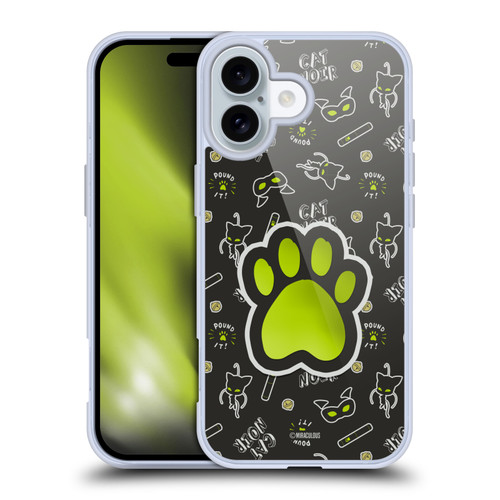 Miraculous Ladybug Character Art And Patterns Cat Noir In Black Soft Gel Case for Apple iPhone 16