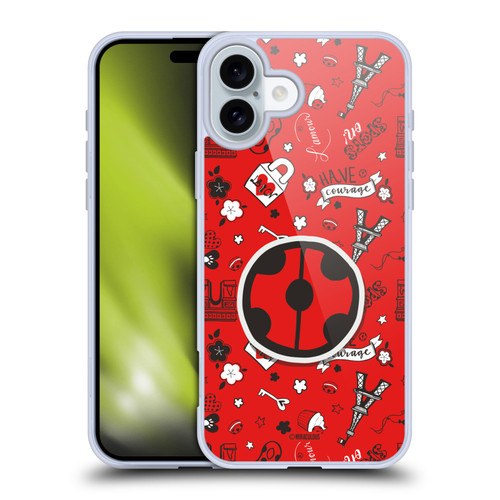 Miraculous Ladybug Character Art And Patterns Ladybug In Red Soft Gel Case for Apple iPhone 16 Plus
