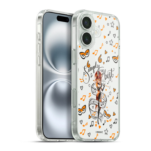 Miraculous Ladybug Character Art And Patterns Rena Rouge Soft Gel Case for Apple iPhone 16 Plus & MagSafe