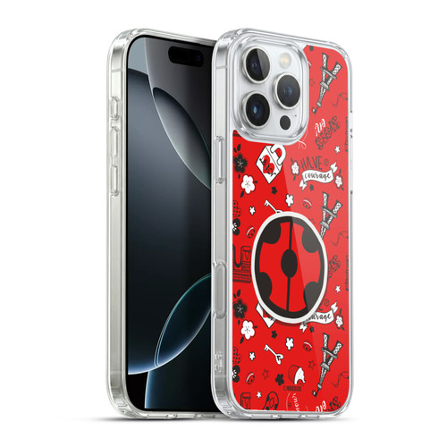 Miraculous Ladybug Character Art And Patterns Ladybug In Rot Soft Gel Case for Apple iPhone 16 Pro Max & MagSafe