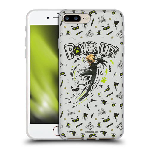 Miraculous Ladybug Character Art And Patterns Cat Noir Soft Gel Case for Apple iPhone 7 Plus / iPhone 8 Plus