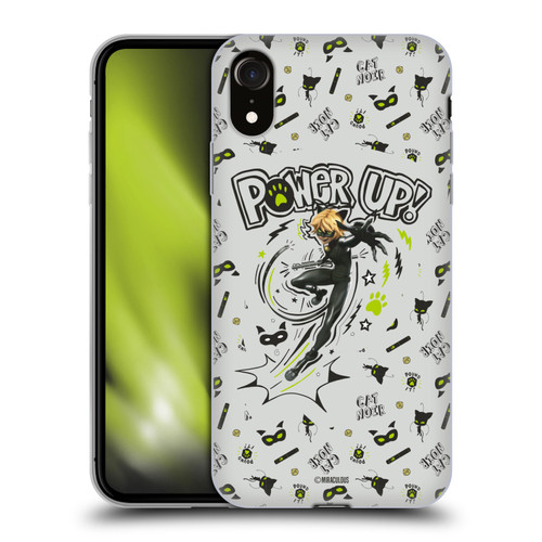 Miraculous Ladybug Character Art And Patterns Cat Noir Soft Gel Case for Apple iPhone XR