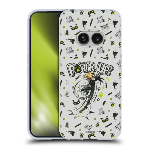 Miraculous Ladybug Character Art And Patterns Cat Noir Soft Gel Case for Nothing Phone (2a)