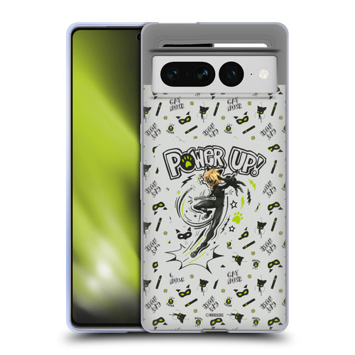Miraculous Ladybug Character Art And Patterns Cat Noir Soft Gel Case for Google Pixel 7 Pro
