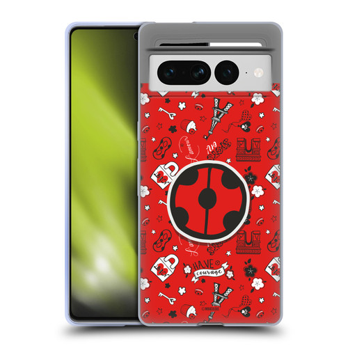 Miraculous Ladybug Character Art And Patterns Ladybug In Red Soft Gel Case for Google Pixel 7 Pro