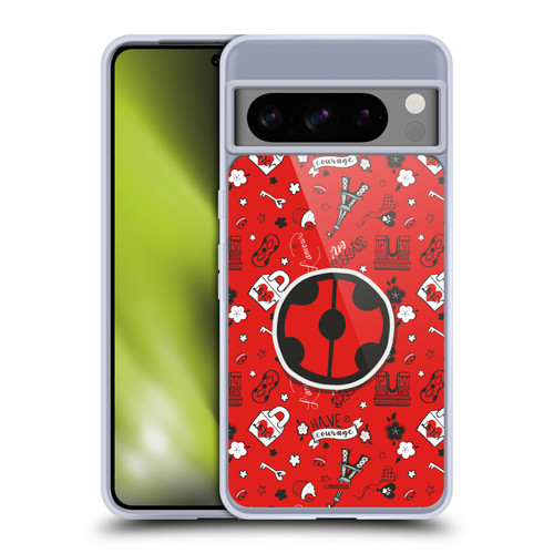 Miraculous Ladybug Character Art And Patterns Ladybug In Red Soft Gel Case for Google Pixel 8 Pro