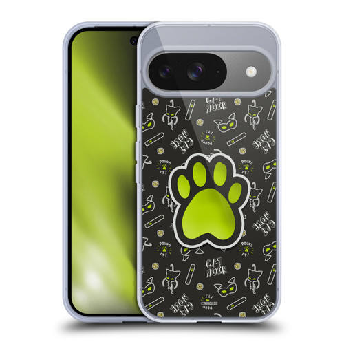 Miraculous Ladybug Character Art And Patterns Cat Noir In Black Soft Gel Case for Google Pixel 9 / Pixel 9 Pro