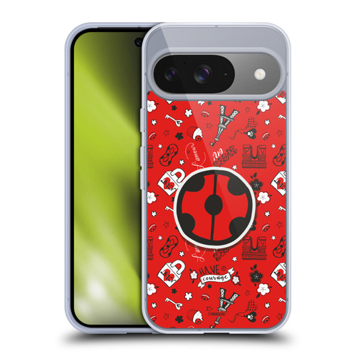Miraculous Ladybug Character Art And Patterns Ladybug In Red Soft Gel Case for Google Pixel 9 / Pixel 9 Pro