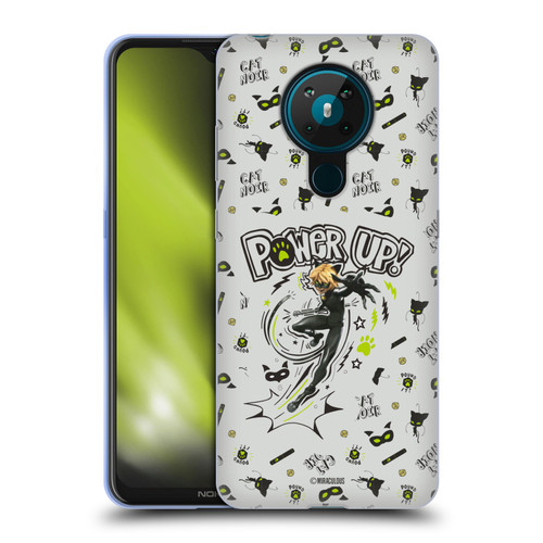 Miraculous Ladybug Character Art And Patterns Cat Noir Soft Gel Case for Nokia 5.3