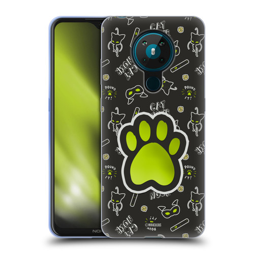 Miraculous Ladybug Character Art And Patterns Cat Noir In Black Soft Gel Case for Nokia 5.3