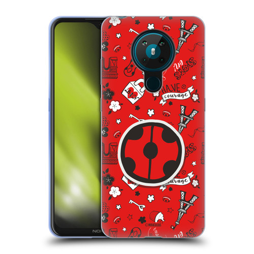 Miraculous Ladybug Character Art And Patterns Ladybug In Red Soft Gel Case for Nokia 5.3