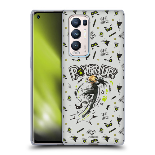 Miraculous Ladybug Character Art And Patterns Cat Noir Soft Gel Case for OPPO Find X3 Neo / Reno5 Pro+ 5G