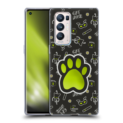 Miraculous Ladybug Character Art And Patterns Cat Noir In Black Soft Gel Case for OPPO Find X3 Neo / Reno5 Pro+ 5G