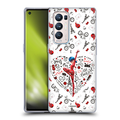 Miraculous Ladybug Character Art And Patterns Ladybug Soft Gel Case for OPPO Find X3 Neo / Reno5 Pro+ 5G