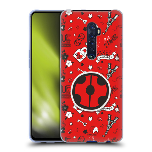 Miraculous Ladybug Character Art And Patterns Ladybug In Red Soft Gel Case for OPPO Reno 2