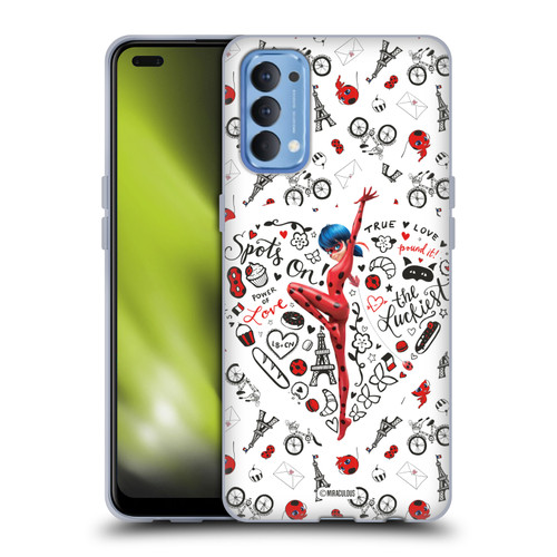 Miraculous Ladybug Character Art And Patterns Ladybug Soft Gel Case for OPPO Reno 4 5G