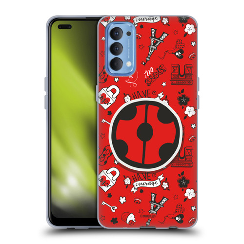 Miraculous Ladybug Character Art And Patterns Ladybug In Red Soft Gel Case for OPPO Reno 4 5G