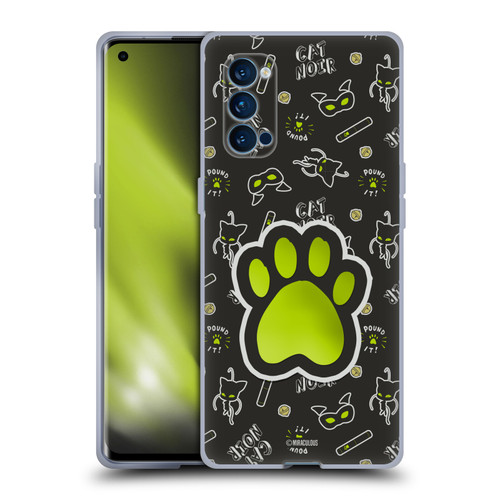 Miraculous Ladybug Character Art And Patterns Cat Noir In Black Soft Gel Case for OPPO Reno 4 Pro 5G