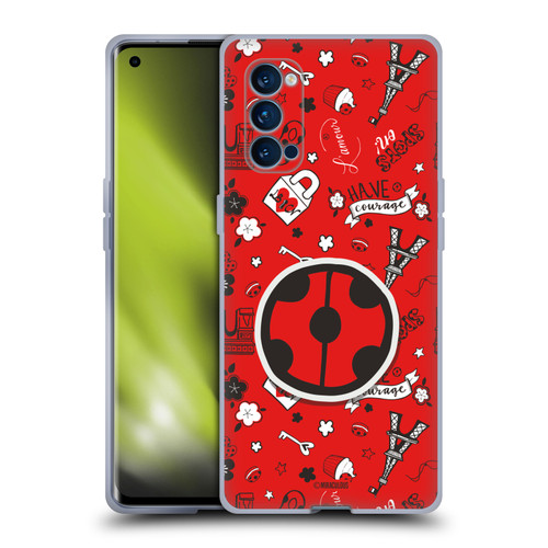 Miraculous Ladybug Character Art And Patterns Ladybug In Red Soft Gel Case for OPPO Reno 4 Pro 5G