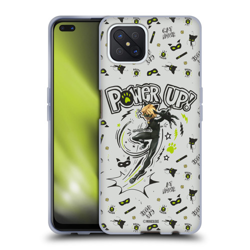 Miraculous Ladybug Character Art And Patterns Cat Noir Soft Gel Case for OPPO Reno4 Z 5G