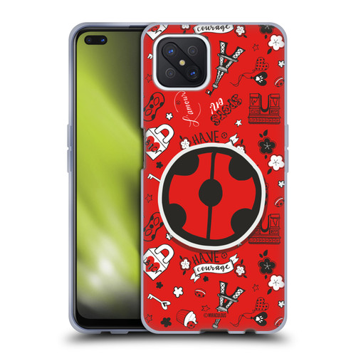 Miraculous Ladybug Character Art And Patterns Ladybug In Red Soft Gel Case for OPPO Reno4 Z 5G