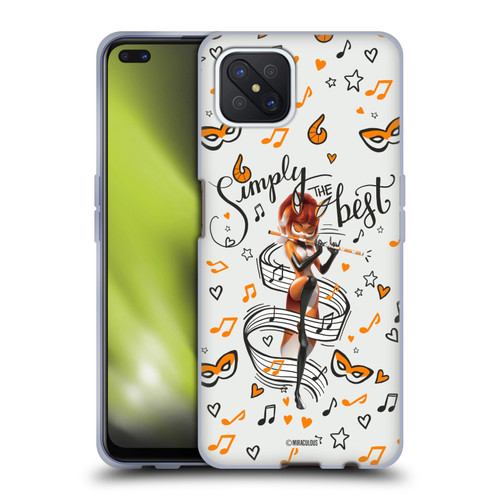 Miraculous Ladybug Character Art And Patterns Rena Rouge Soft Gel Case for OPPO Reno4 Z 5G