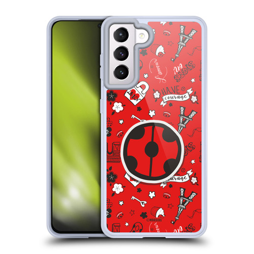 Miraculous Ladybug Character Art And Patterns Ladybug In Red Soft Gel Case for Samsung Galaxy S21 5G