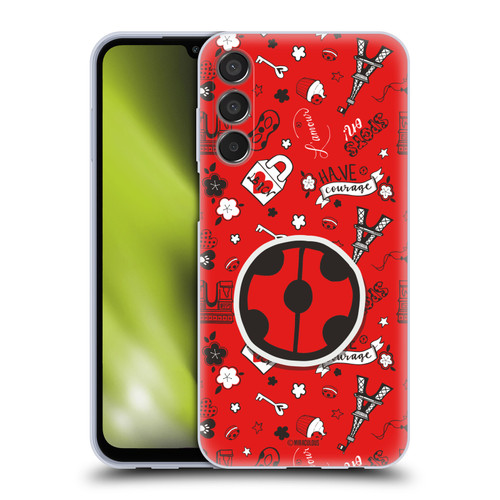 Miraculous Ladybug Character Art And Patterns Ladybug In Red Soft Gel Case for Samsung Galaxy M15/F15 5G