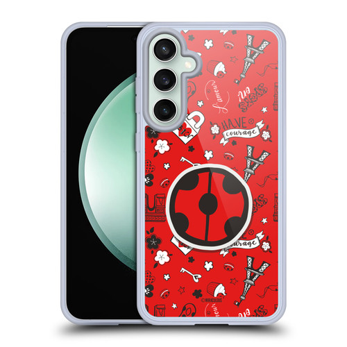 Miraculous Ladybug Character Art And Patterns Ladybug In Red Soft Gel Case for Samsung Galaxy S23 FE 5G