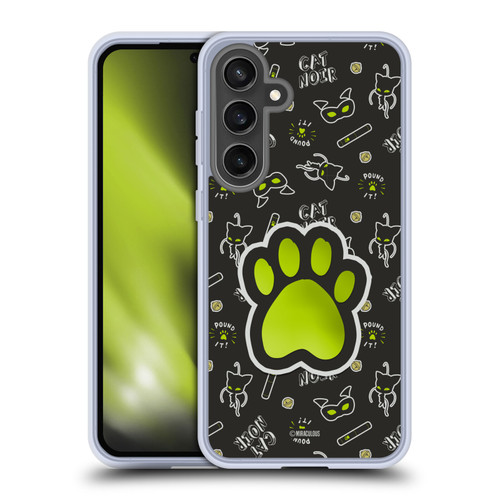 Miraculous Ladybug Character Art And Patterns Cat Noir In Black Soft Gel Case for Samsung Galaxy S24 FE