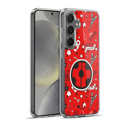 Miraculous Ladybug Character Art And Patterns Ladybug In Rot Soft Gel Case for Samsung Galaxy S24+ 5G & MagSafe