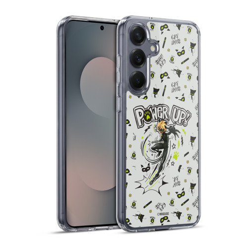 Miraculous Ladybug Character Art And Patterns Cat Noir Soft Gel Case for Samsung Galaxy S25+ & MagSafe