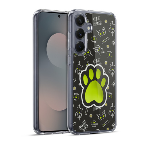 Miraculous Ladybug Character Art And Patterns Cat Noir In Black Soft Gel Case for Samsung Galaxy S25+ & MagSafe