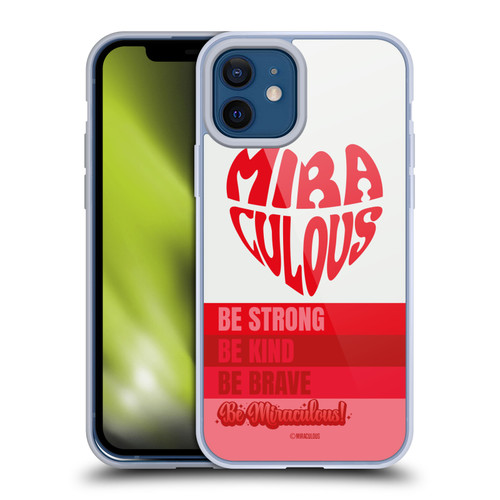 Miraculous Ladybug Radiant Red Typography Soft Gel Case for Apple iPhone 12 / iPhone 12 Pro