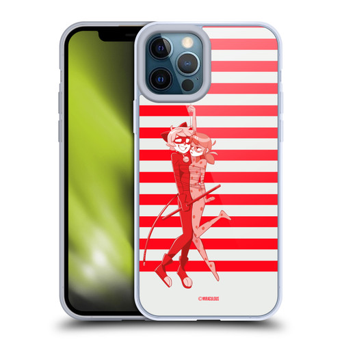 Miraculous Ladybug Radiant Red Cat Noir And Ladybug Soft Gel Case for Apple iPhone 12 Pro Max