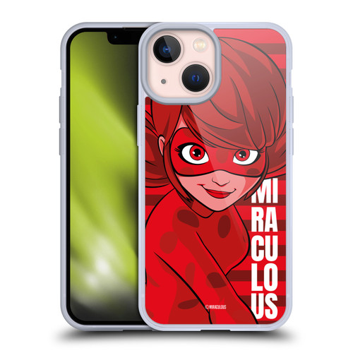 Miraculous Ladybug Radiant Red Ladybug Soft Gel Case for Apple iPhone 13 Mini