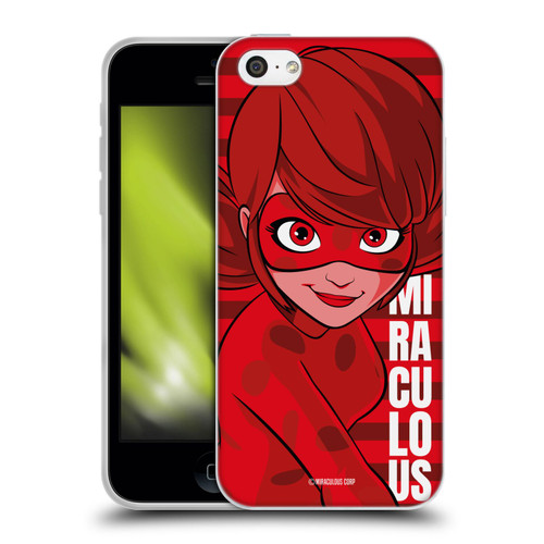 Miraculous Ladybug Radiant Red Ladybug Soft Gel Case for Apple iPhone 5c