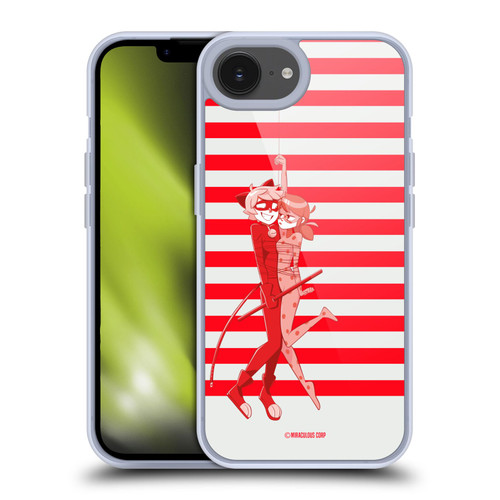 Miraculous Ladybug Radiant Red Cat Noir And Ladybug Soft Gel Case for Apple iPhone 16e