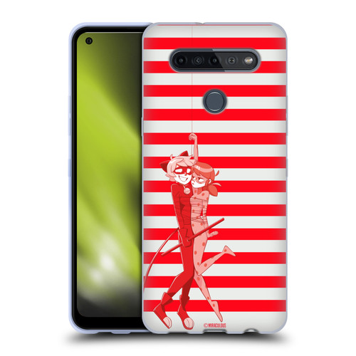Miraculous Ladybug Radiant Red Cat Noir And Ladybug Soft Gel Case for LG K51S