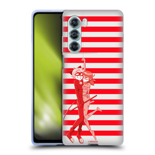 Miraculous Ladybug Radiant Red Cat Noir And Ladybug Soft Gel Case for Motorola Edge S30 / Moto G200 5G