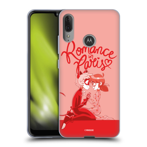 Miraculous Ladybug Radiant Red Romance In Paris Soft Gel Case for Motorola Moto E6 Plus
