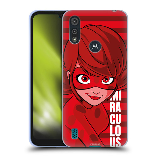 Miraculous Ladybug Radiant Red Ladybug Soft Gel Case for Motorola Moto E6s (2020)