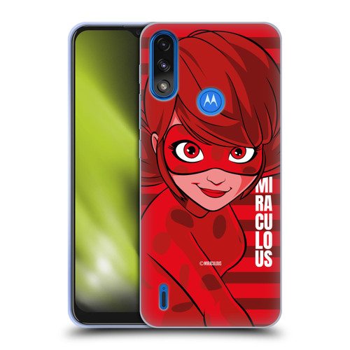 Miraculous Ladybug Radiant Red Ladybug Soft Gel Case for Motorola Moto E7 Power / Moto E7i Power