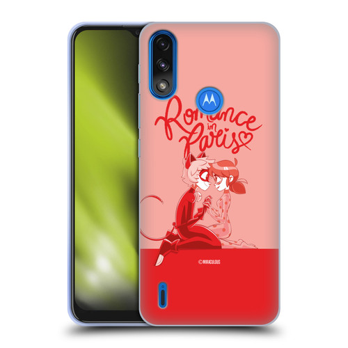 Miraculous Ladybug Radiant Red Romance In Paris Soft Gel Case for Motorola Moto E7 Power / Moto E7i Power