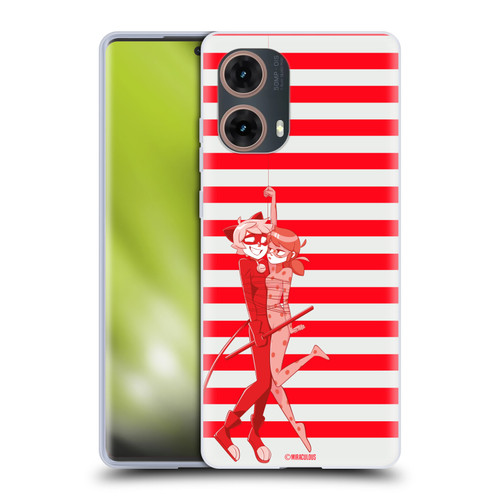 Miraculous Ladybug Radiant Red Cat Noir And Ladybug Soft Gel Case for Motorola Moto G85 Miraculous Ladybug Radiant Red Cat Noir And Ladybug Soft Gel Case for Motorola Moto G85