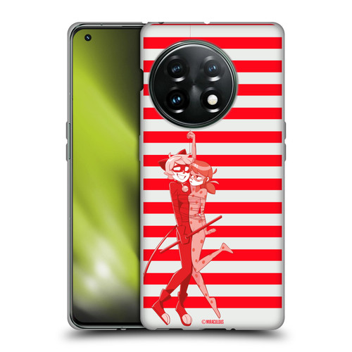 Miraculous Ladybug Radiant Red Cat Noir And Ladybug Soft Gel Case for OnePlus 11 5G